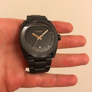 Nixon Kingpin Black/Rose Gold